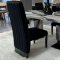 D12DC Dining Chair Set of 4 in Black Velvet by Global