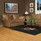 Sierra Camel Fabric Contemporary Sofa & Loveseat Set w/Options