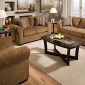 51235 Torilyn Sofa in Walnut Fabric by Acme w/Options