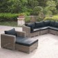 420 Outdoor Patio 8Pc Sectional Sofa Set by Poundex w/Options