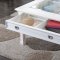 Adalyn 80530 3Pc Coffee Table Set in White by Acme