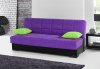 Planet Sofa Bed Convertible in Purple Microfiber by Rain