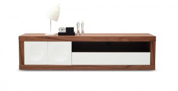 Prato TV Stand in Walnut & White by J&M [JMTV-Prato]