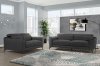 U6008 Sofa in Dark Gray Leather by Global w/Options