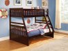 Rowe Twin/Full Bunk Bed B2013 in Dark Cherry by Homelegance