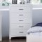 Deanne 5Pc Bedroom Set CM7527WH in White w/Options