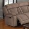 Kylie Recliner Sectional Sofa 53880 in Tan by Acme w/Options