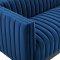 Conjure Sofa in Navy Velvet Fabric by Modway w/Options