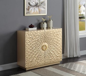 Ellette Console Table AC00289 in Gold by Acme [AMCT-AC00289 Ellette]