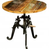 Amara 6472 Iron Lift-Top Table w/Solid Wood Top by Homelegance