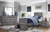 Cruise Kids Bedroom 4Pc Set in Gray by Global w/Options