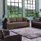 Albany Sofa Bed in Brown Fabric by Empire w/Options