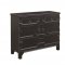 950903 Accent Cabinet in Black by Coaster w/Geometric Pattern