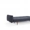 Recast Sofa Bed in Nist Blue Fabric w/Arms by Innovation