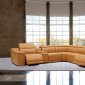 Hartley Power Motion Sectional Sofa in Camel by Beverly Hills