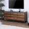 Fulton TV Console CM5212-TV in Dark Oak & Walnut