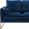 Mila Sofa 678 in Navy Velvet Fabric by Meridian w/Options