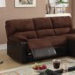 F6627 Reclining Sectional Sofa by Boss in Chocolate Microfiber