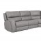 70815M Power Reclining Sectional Sofa in Gray Leather by J&M