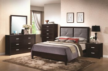 Andreas 202471 Bedroom in Cappuccino by Coaster w/Options [CRBS-202471 Andreas]