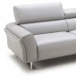 1972 Sectional Sofa in White Premium Leather by J&M