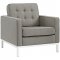 Loft EEI-2052-GRA Sofa in Granite Fabric by Modway w/Options