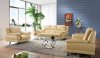 S990A Sofa in Ivory Leather by Pantek w/Options