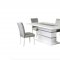 D1903DT Dining Table in White by Global w/Optional Chairs