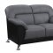 U9102 Sofa & Loveseat in Two-Tone PVC by Global w/Options