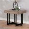 Sawyer 3Pc Coffee & End Table Set CM4619 in Gray Wash & Black