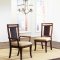 Warm Tobacco Finish Modern Dining Room w/Optional Items