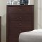 Kari Bedroom Set 2146 by Homelegance in Brown Cherry w/Options