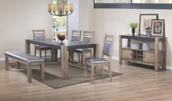 Ludolf 5Pc Dining Set 107131 by Coaster w/Options [CRDS-107131 Ludolf]