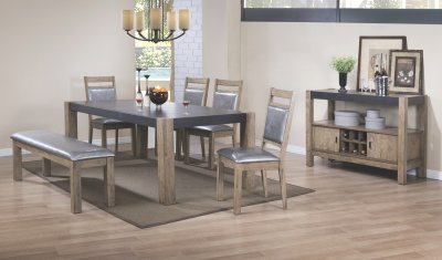 Ludolf 5Pc Dining Set 107131 by Coaster w/Options