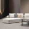 HF5510 Sofa in Off-White Fabric by J&M