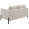 Tilly Sofa & Loveseat Set 509901 in Oatmeal Fabric by Coaster