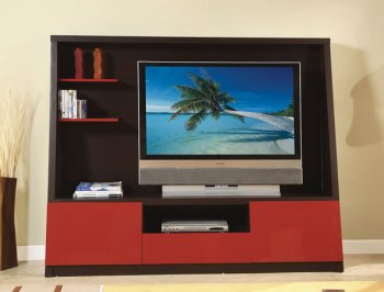 Modern Two-Tone Wall Entertainment Unit [CVTV-Apple]