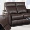 Scranton Power Motion Sofa 650211PP in Dark Brown by Coaster