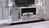 Noralie TV Stand 91450 in Mirror by Acme