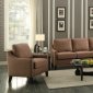 Zapata Jr Sofa & Loveseat 53765 in Brown Linen by Acme w/Options