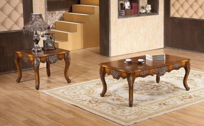 Seville Coffee Table 293 in Cherry by Meridian w/Options