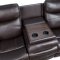 Yerba Recliner Sofa 9990DB in Dark Brown by Homelegance