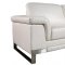 U7660 Sofa in White Bonded Leather by Global w/Options