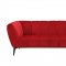 Morton Sectional Sofa 31806 in Red Fabric by VIG