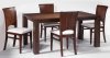 Whiskey Birch Veneer Top Modern 5Pc Dining Set