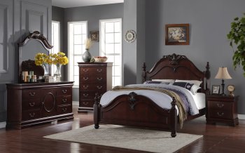 B510 Bedroom in Espresso w/B513 Bed & Optional Casegoods [EGBS-B513-B510]