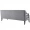 Concur Sofa in Gray Velvet Fabric by Modway w/Options