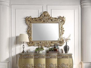 Bernadette Mirror BD01476 in Gold by Acme [AMMR-BD01476 Bernadette]