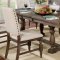 Roeselare Dining Table CM3455T in Wire-Brushed Gray w/Options