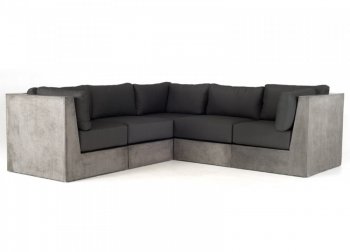 Indigo Modular Sectional Sofa in Dark Grey Fabric by VIG [VGSS-Indigo Dark Grey]